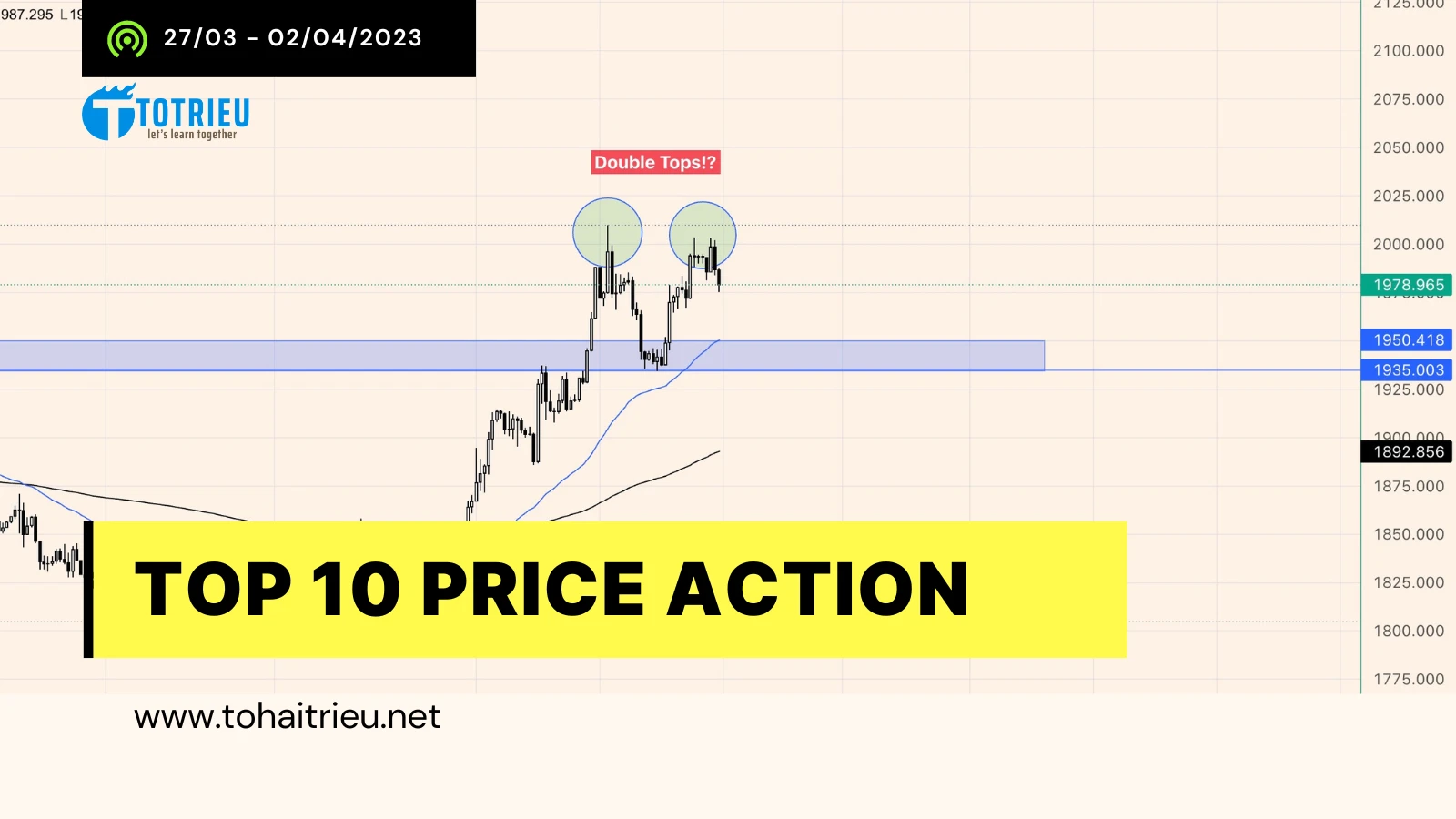 Top 10 Price Action mạnh nhất tuần 13-2023 (27/03 - 02/04)