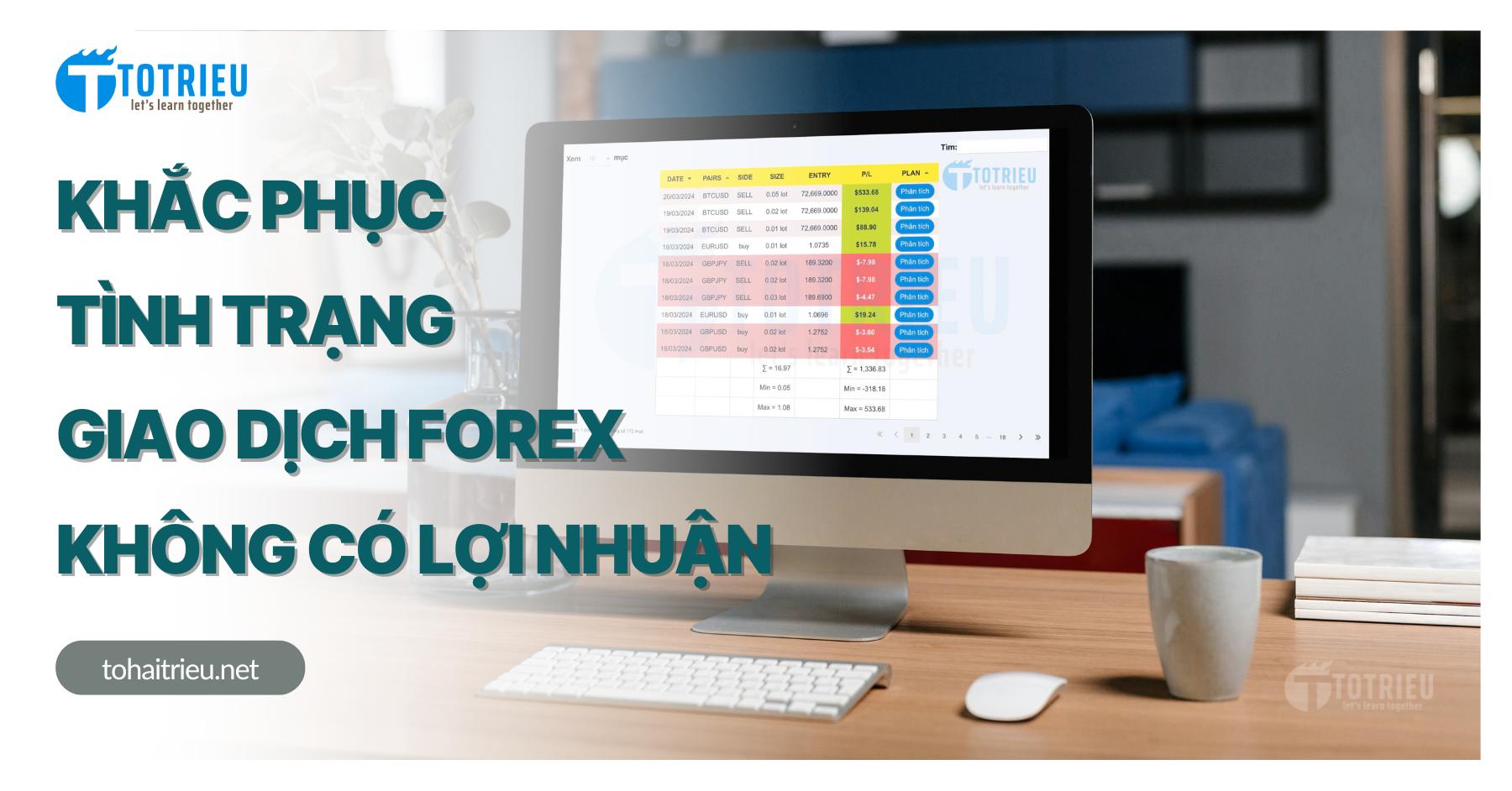 5 câu hỏi phải tìm được câu trả lời khi giao dịch Forex không có lợi nhuận