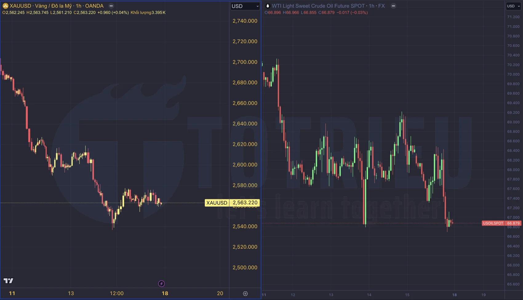 Gold - USOIL giảm sâu tuần 46/2024