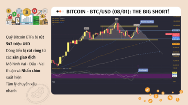 Bitcoin - BTCUSD (08/01): Ba tín hiệu để Big Short